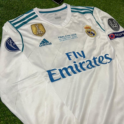 Picture of Real Madrid 17/18 Home Ronaldo Long-Sleeve