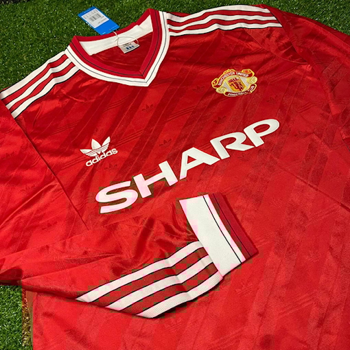 Picture of Manchester United 86/88 Home Long Sleeve
