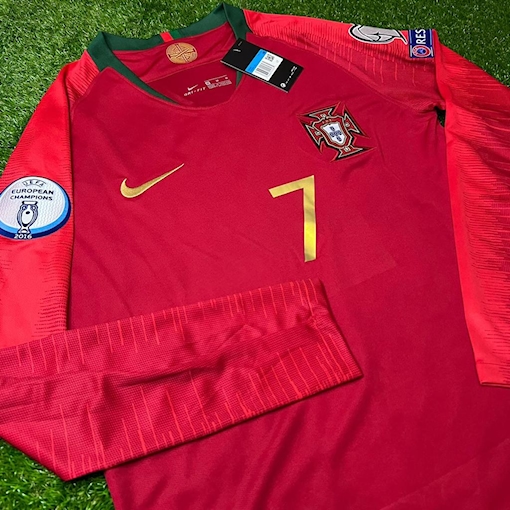 Picture of Portugal 2018 Home Ronaldo Long-sleeve