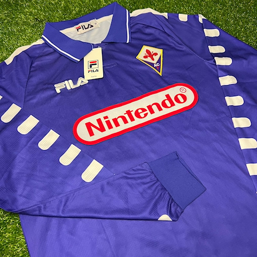 Picture of Fiorentina 98/99 Home Batistuta Long - Sleeve