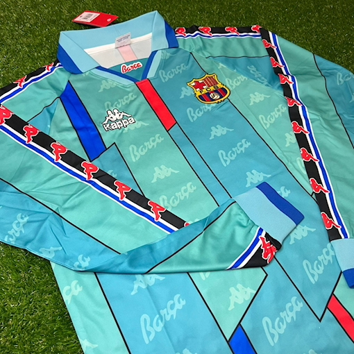 Picture of Barcelona 96/97 Away Ronaldo Long - Sleeve