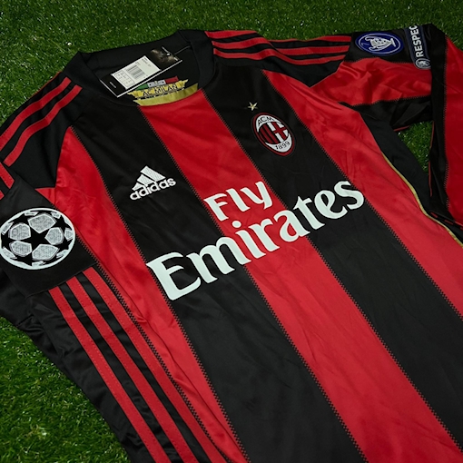 Picture of Ac Milan 10/11 Home Ronaldinho Long - sleeve