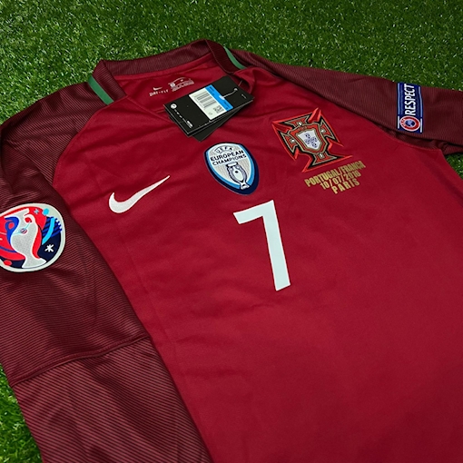 Picture of Portugal 2016 Home Ronaldo Long-Sleeve