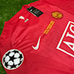 Picture of Manchester United 2008 Home Ronaldo Long - Sleeve 