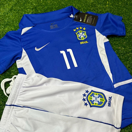 Picture of Brazil 2004 Away Ronaldinho  Kids