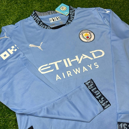 Picture of Manchester City 24/25 Home Long - Sleeve