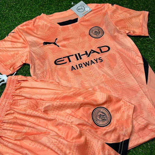 Picture of Manchester City 24/25 Goalkeeper Kids Orange