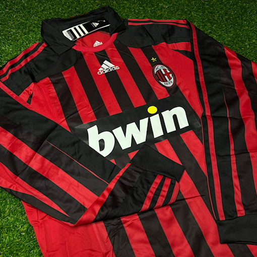 Picture of Ac Milan 07/08 Home Long - Sleeve 