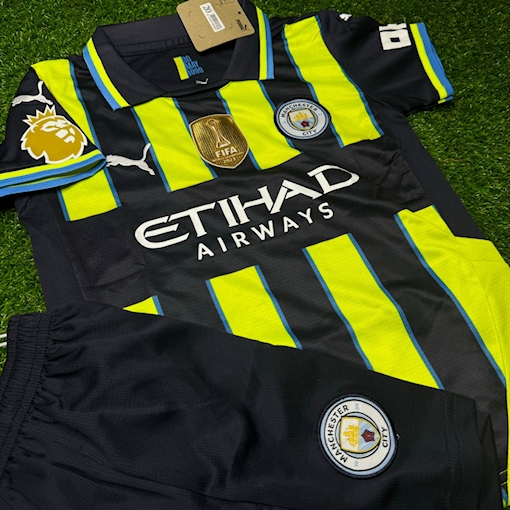 Picture of Manchester City 24/25 Away PL Badge Kids