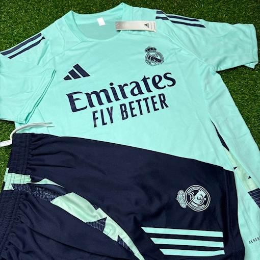 Picture of Real Madrid 2024 Training Kit Light Green 