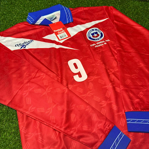 Picture of Chile 1998 Home Zamorano Long Sleeves