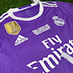 Picture of Real Madrid 16/17 Away Ronaldo Player Version Long - Sleeeve