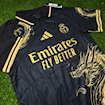 Picture of Real Madrid 24/25 Special Galactico Dragon Edition Player Version Black/Gold - Polo