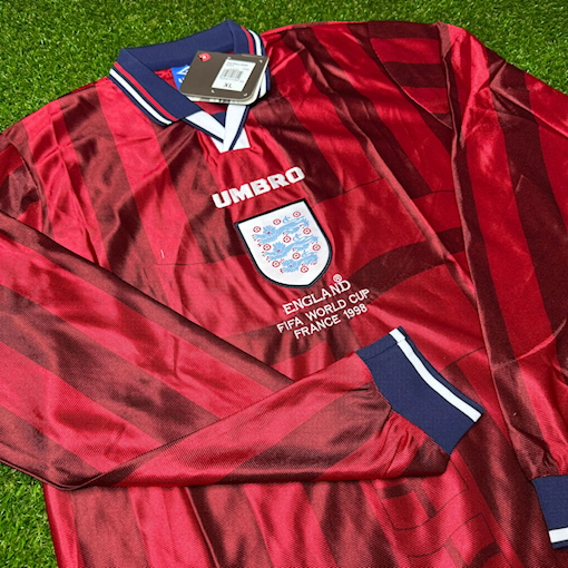 Picture of England 1998 Away Long-sleeve