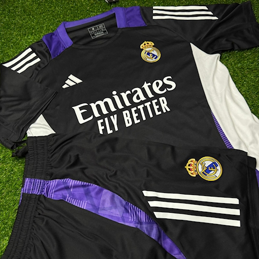 Picture of Real Madrid 2024 Training Kit Black/White