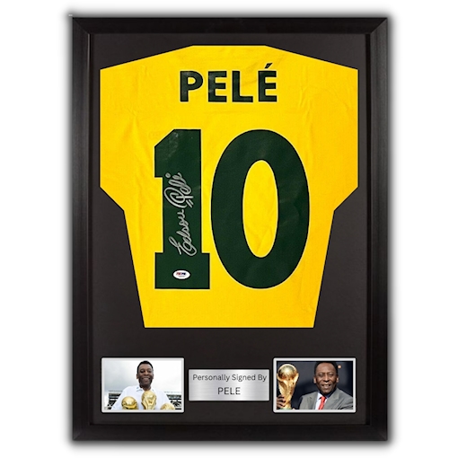 Picture of Pele signed & framed