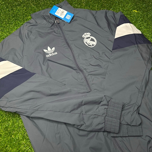 Picture of Real Madrid 2024 Windbreaker Jacket Grey