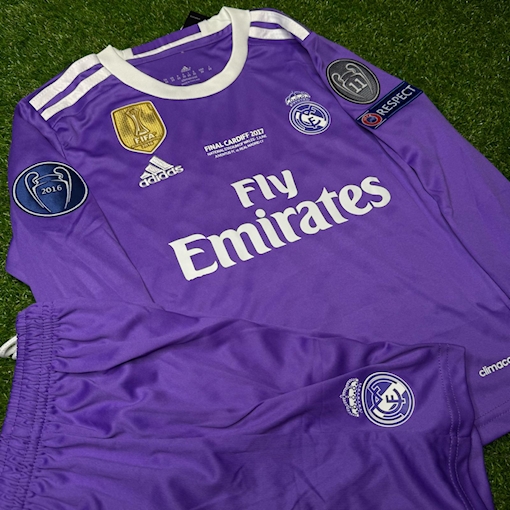 Picture of Real Madrid 16/17 Away Kids Long - Sleeve