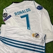 Picture of Real Madrid 17/18 Home Kids Ronaldo Long- Sleeve