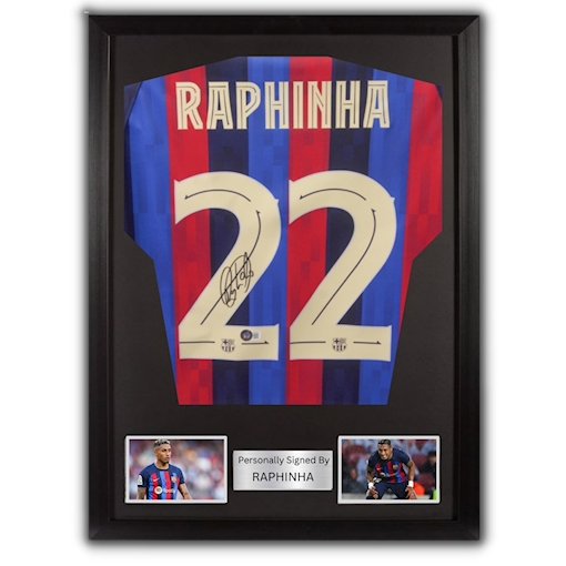 Picture of Raphinha signed & framed