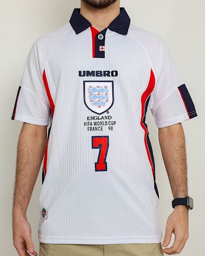 Picture of England 1998 Home Beckham