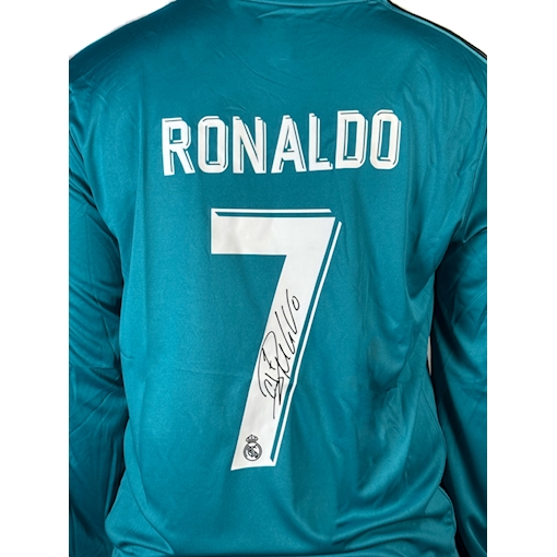 Picture of Real Madrid 17/18 Third Final Ronaldo Signature Long Sleeve