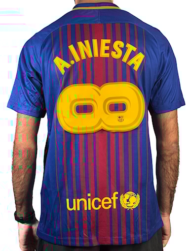 Picture of Barcelona 17/18 Home Iniesta 
