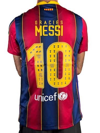 Picture of Barcelona 20/21 Home Messi Gracies Edition