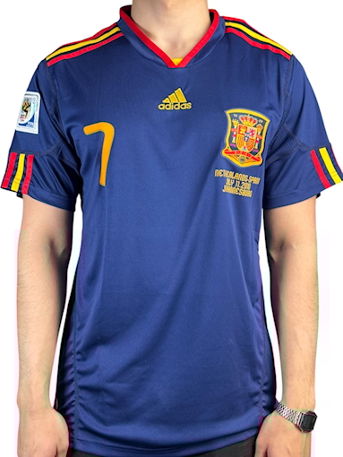 Picture of Spain 10/11 Away David Villa Final