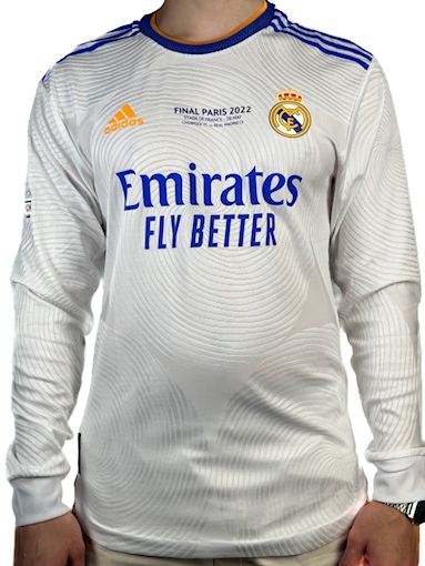 Picture of Real Madrid 21/22 Home Final Long - Sleeve Player Version