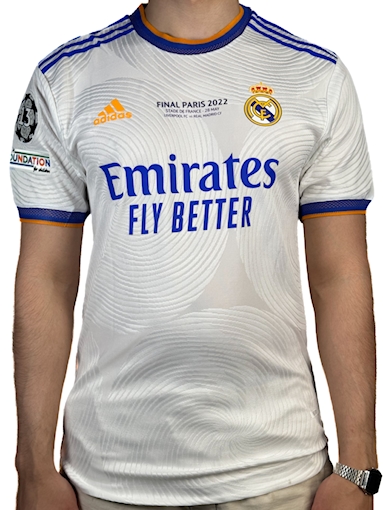 Picture of Real Madrid 21/22 Home Final Benzema Player Version