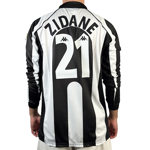 Picture of Juventus 97/98 Home Zidane Long - Sleeve