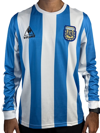Picture of Argentina 1986 Home Maradona Long - Sleeve