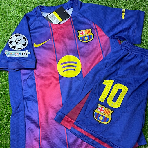 Picture of Barcelona 25/26 Home Kids Lamine Yamal UCL