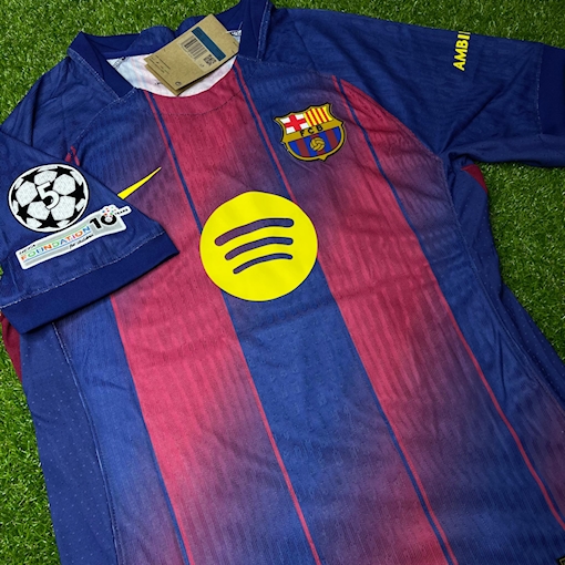Picture of Barcelona 25/26 Home Lamine Yamal UCL Player Version