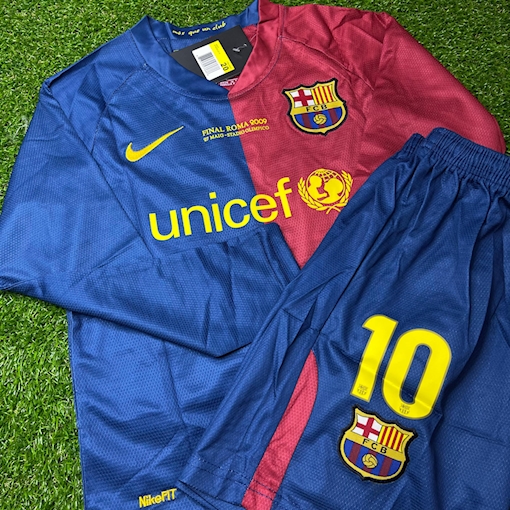 Picture of Barcelona 08/09 Home Messi Kids Long -  Sleeve