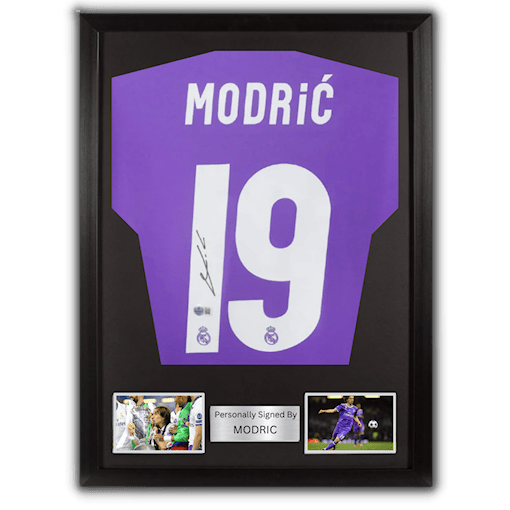 Picture of Modric signed & framed