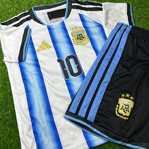 Picture of Argentina 3 Stars 25/26 Home Messi World Cup Edition Kids