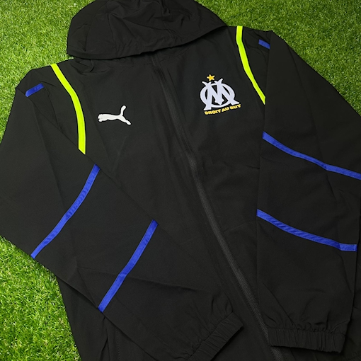 صورة Marseille 2025 Windbreaker Jacket Black