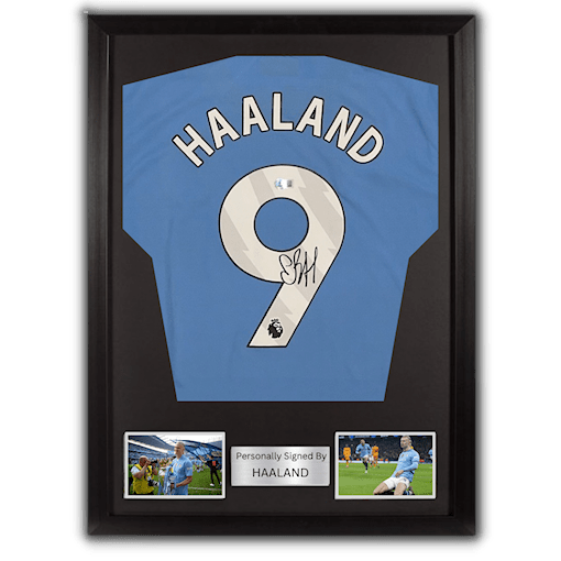 Picture of Haaland signed & framed