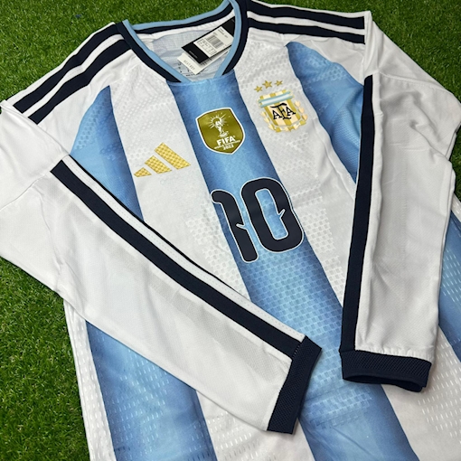 Picture of Argentina 2026 Home Messi Player Version World Cup Edition Long - Sleeve