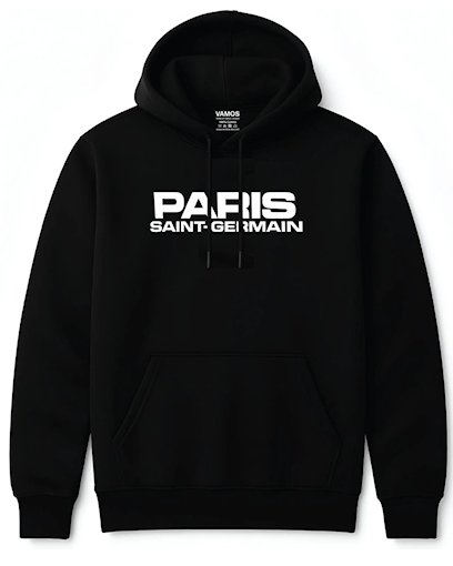 Picture of PSG Black Clean Hoodie