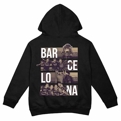 Picture of Barcelona Team Hoodie Black Kids