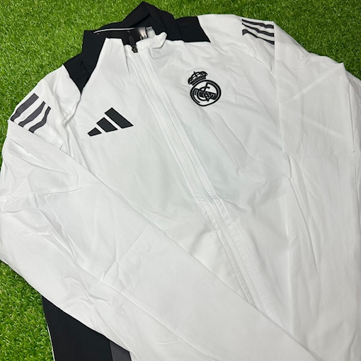 Picture of Real Madrid 2026 All Weather Jacket  White/Black