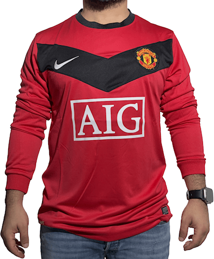 Picture of Manchester United 09/10 Home Long - Sleeve