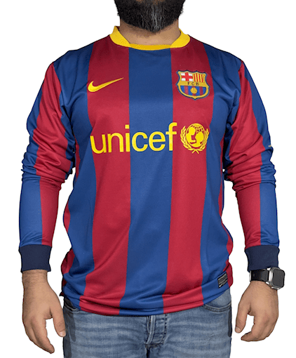 Picture of Barcelona 10/11 Home Long - Sleeve