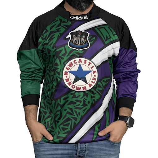 Picture of Newcastle 95/96 Goalkeeper Green/Purple