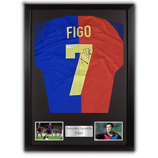 Picture of Figo signed & framed