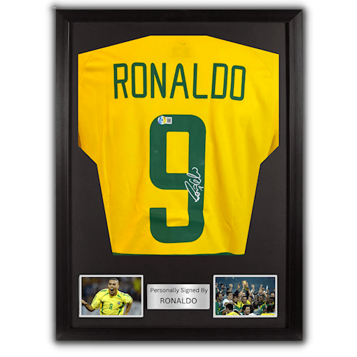Picture of Ronaldo Nazario signed & framed