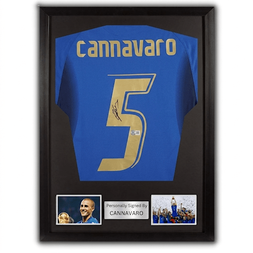 Picture of Cannavaro signed & framed